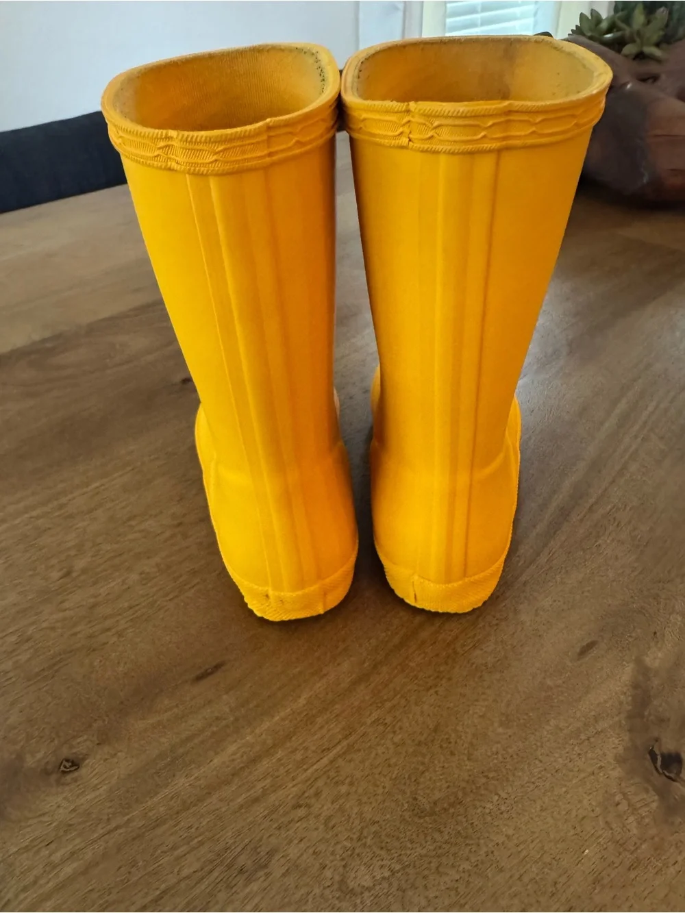 Hunter Bright Yellow Rain Boots